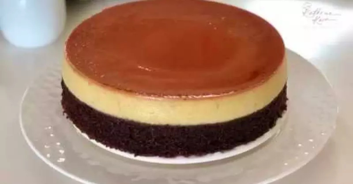 Caramel Pudding With Chocolate Cake 焦糖布丁巧克力蛋糕