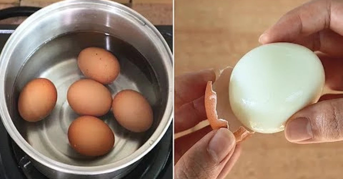 水煮蛋加上它蛋殼一碰就掉，快速煮出完美水煮蛋！